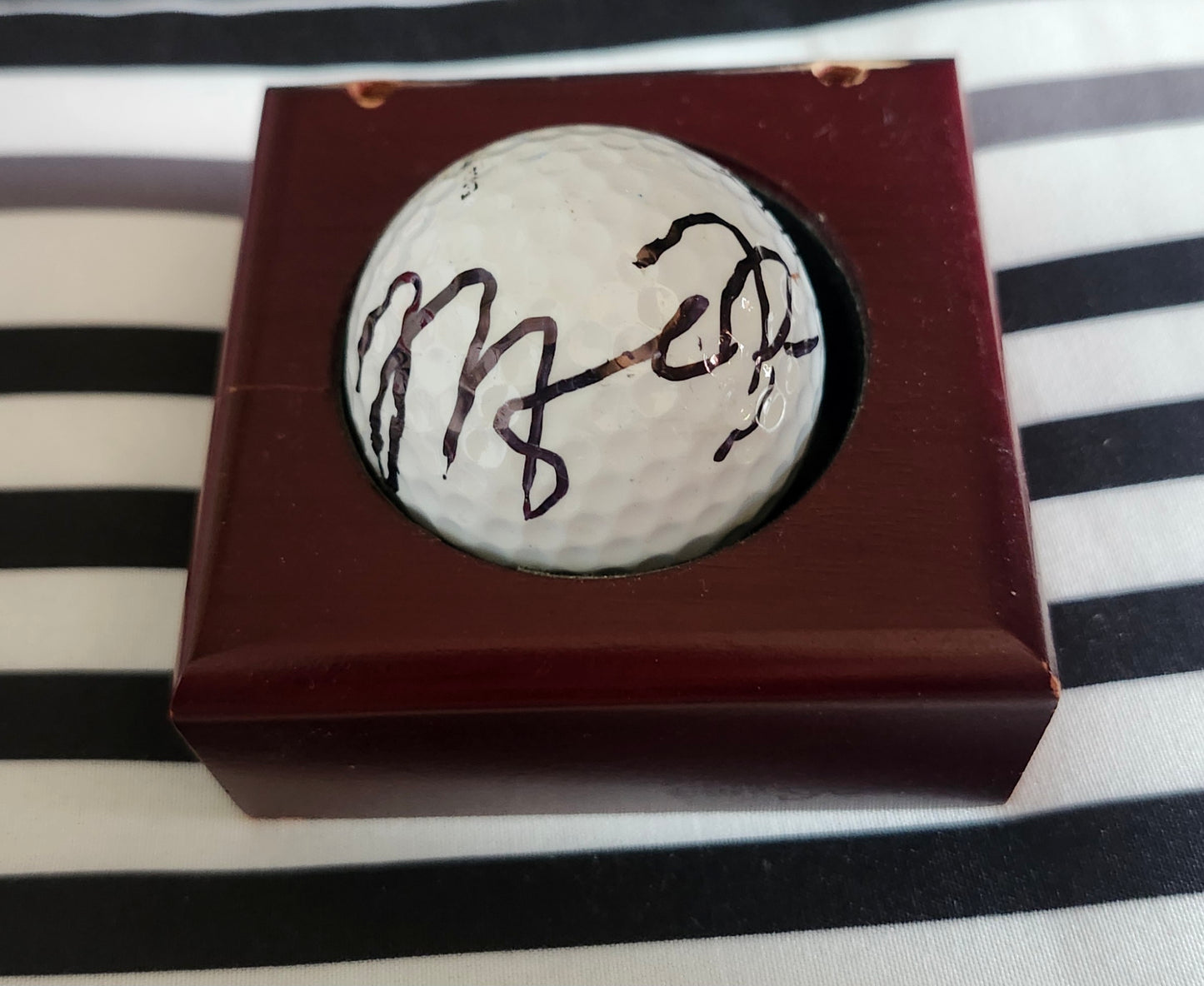 MICHAEL JORDAN TIGER WOODS Signed Golf Ball COA Hologram