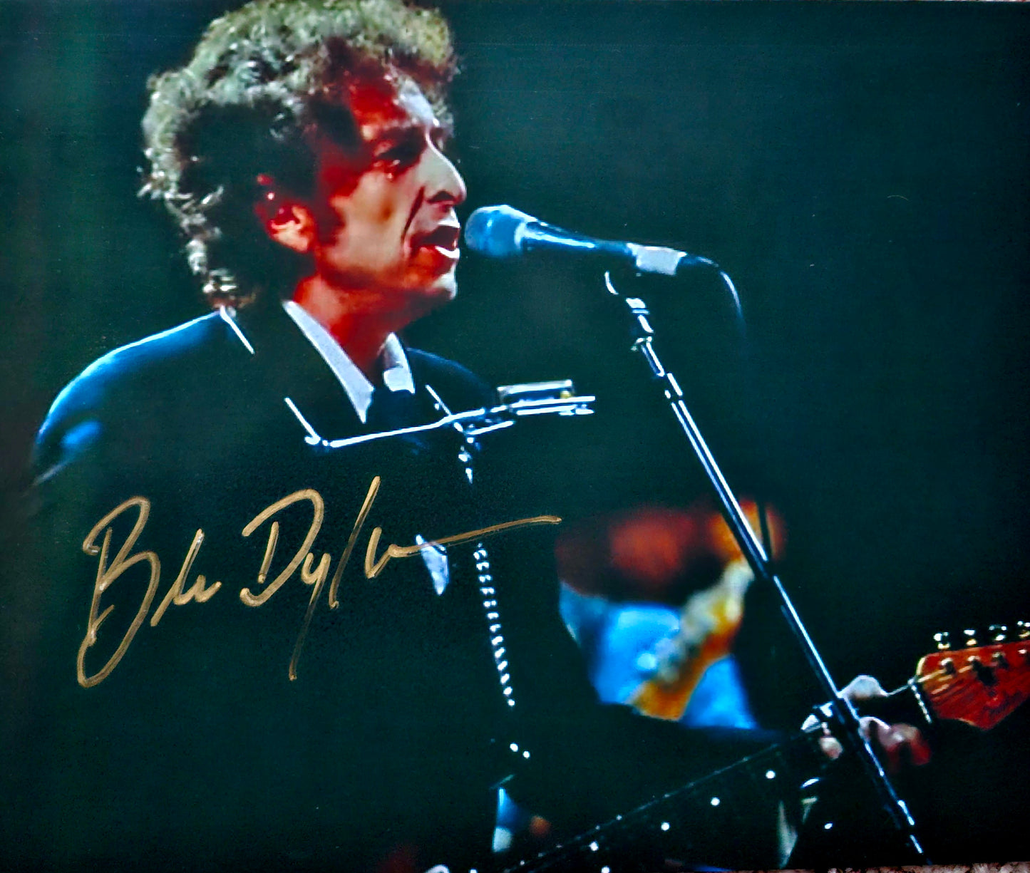BOB DYLAN Signed Autographed Photo gold marker COA Hologram