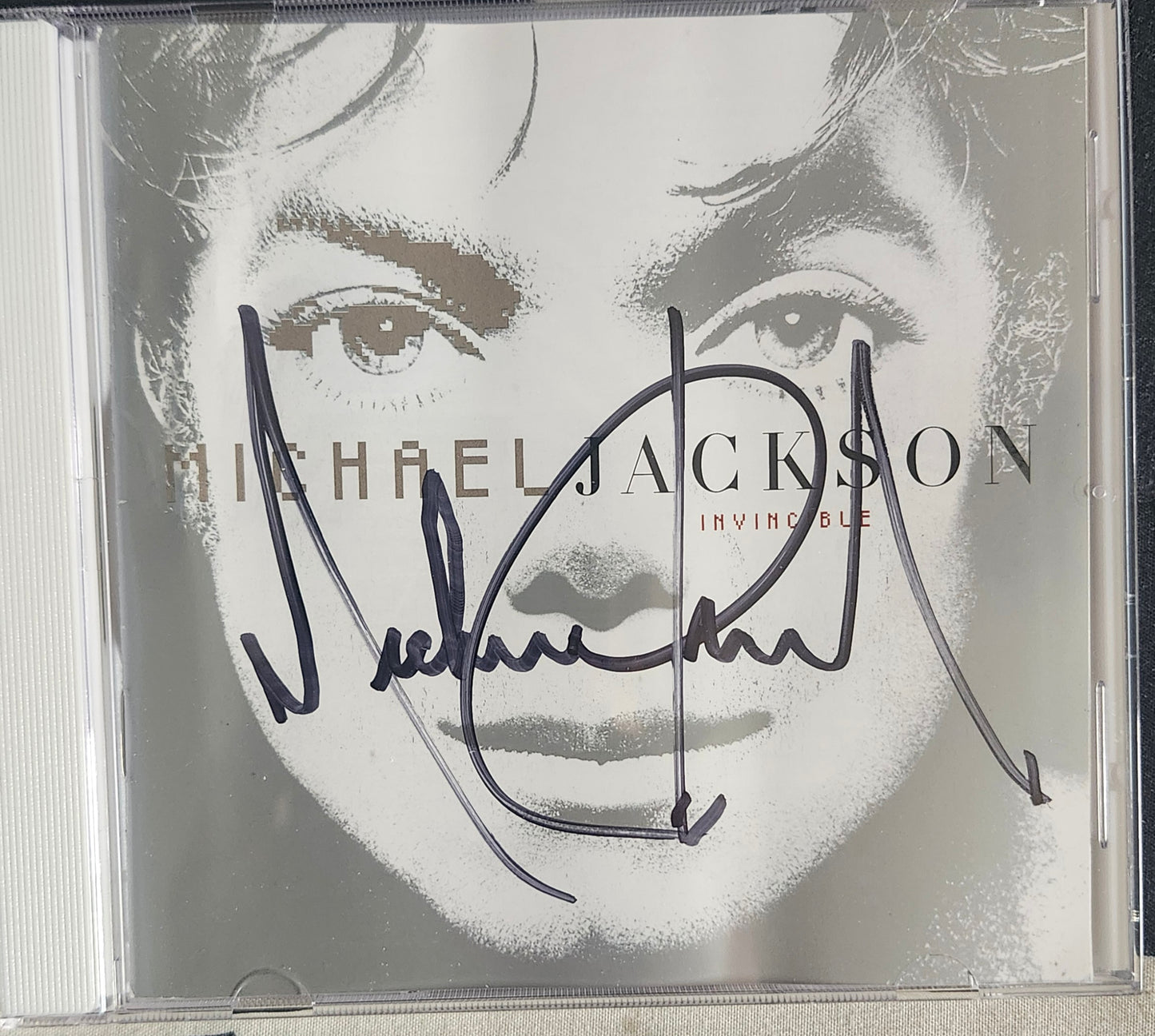 MICHAEL JACKSON Signed CD COA Hologram