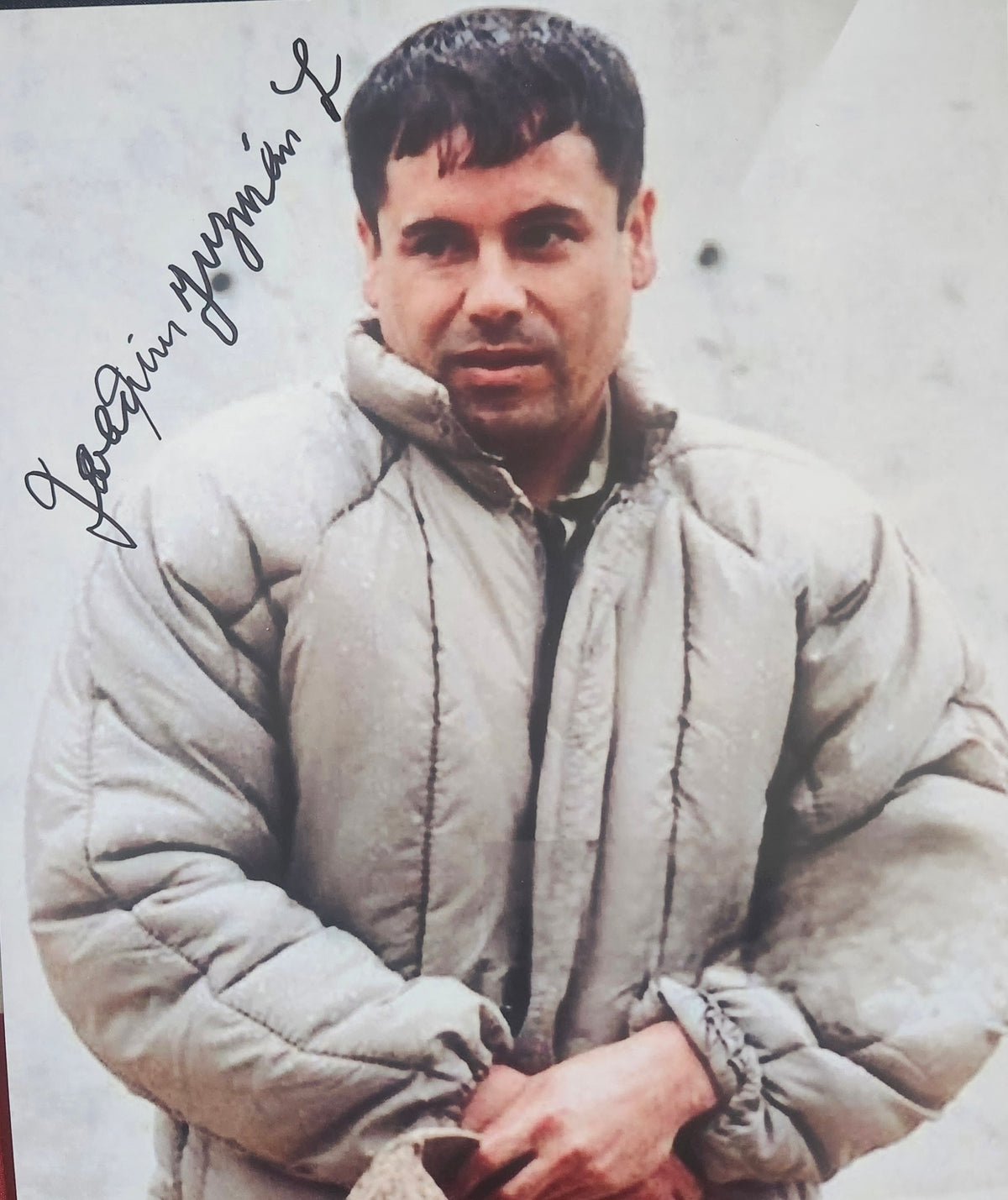 EL CHAPO GUZMAN Signed Photo COA Hologram
