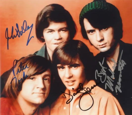 THE MONKEES Signed Photo COA Hologram