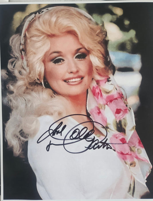 DOLLY PARTON signed autographed photo lovely smile COA Hologram