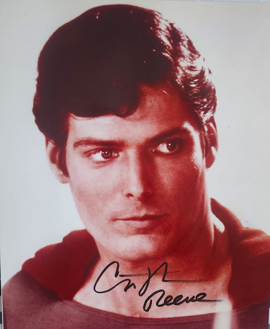 CHRISTOPHER REEVE Signed Autographed Photo Face
