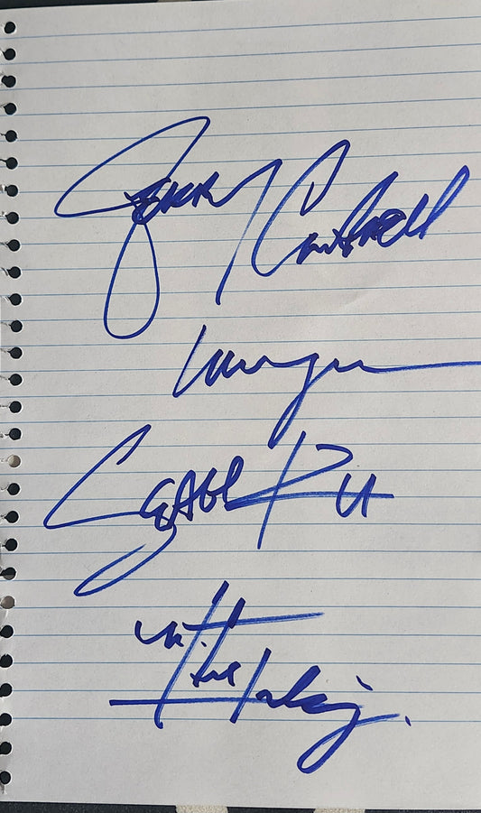 ALICE IN CHAINS Signed Paper COA Hologram