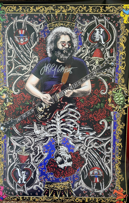 JERRY GARCIA signed autographed poster COA Hologram