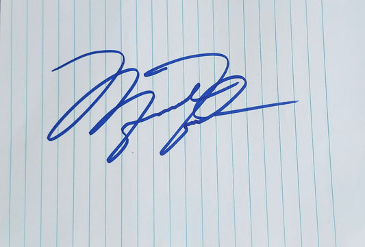 MICHAEL JORDAN Signed Paper Cut COA Hologram