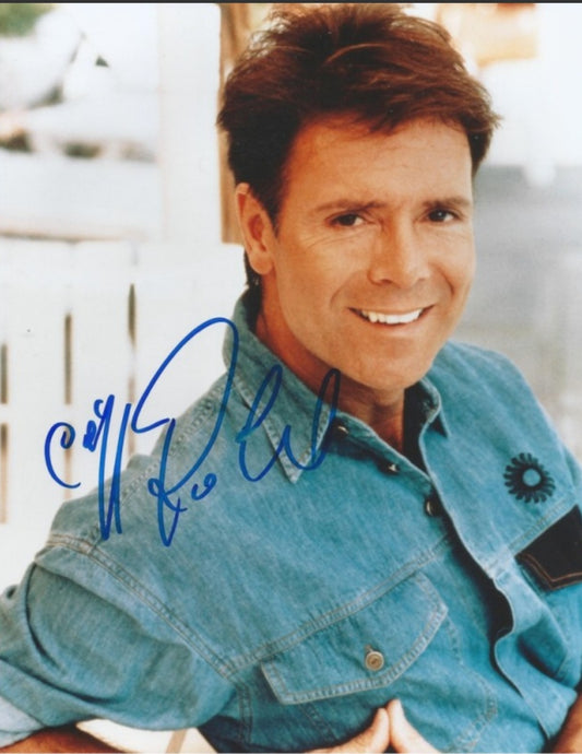 CLIFF RICHARD signed autographed photo COA Hologram