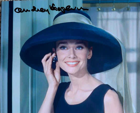 AUDREY HEPBURN signed autographed photo morning Beauty COA Hologram