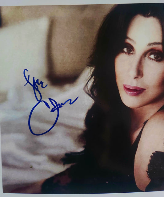 CHER signed autographed photo COA Hologram
