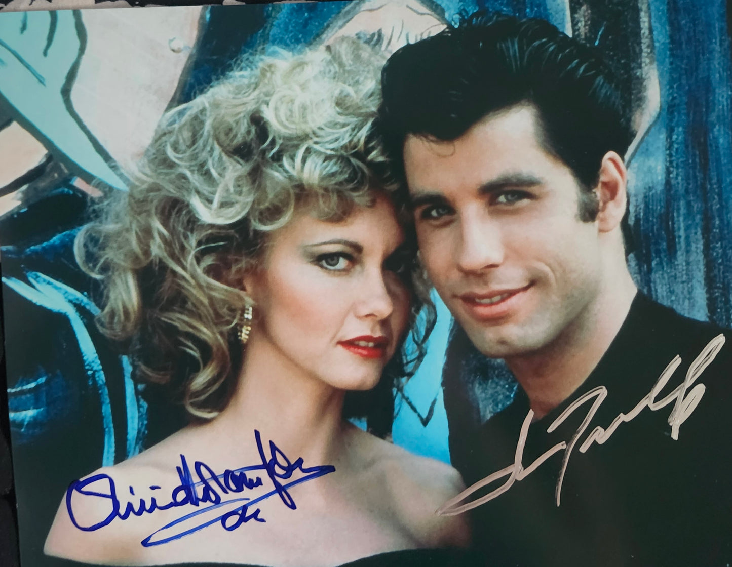 GREASE CAST signed autographed photo main members COA Hologram