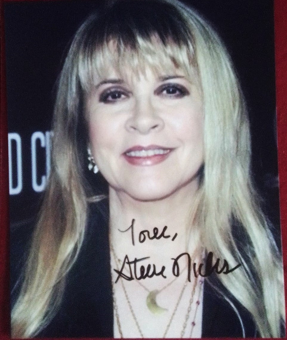 STEVIE NICKS signed autographed photo COA Hologram smiling face