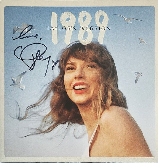 TAYLOR SWIFT signed autographed album 1989 love Taylor 