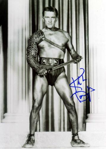 KIRK DOUGLAS signed autographed photo COA Hologram Beckett Autographs