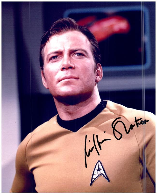 WILLIAM SHATNER signed autographed photo Star Trek COA Hologram Beckett Autographs