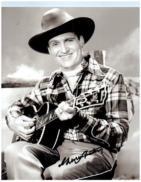 GENE AUTRY signed autographed photo COA Hologram Beckett Autographs