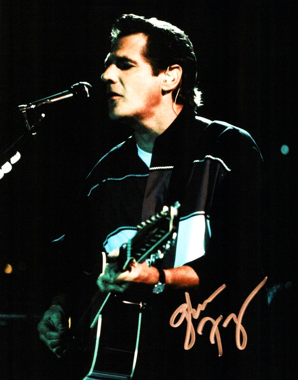 GLENN FREY signed autographed photo COA Hologram Beckett Autographs