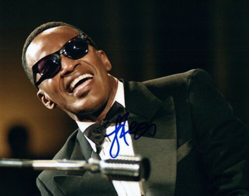 RAY CHARLES signed autographed photo COA Hologram Beckett Autographs