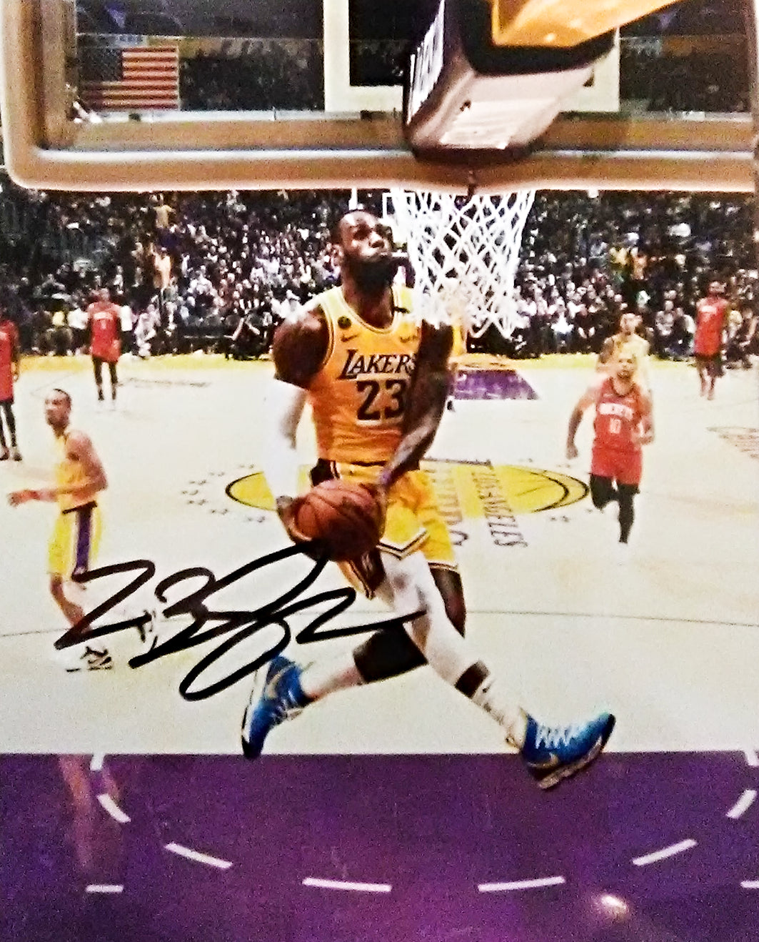 LeBron James  signed autographed photo COA Hologram Beckett Autographs