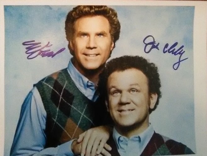 STEP BROTHERS CAST FERRELL RILEY signed autographed photo COA Hologram Beckett Autographs