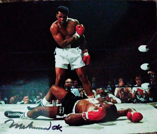 MUHAMMAD ALI signed autographed photo COA Hologram Beckett Autographs