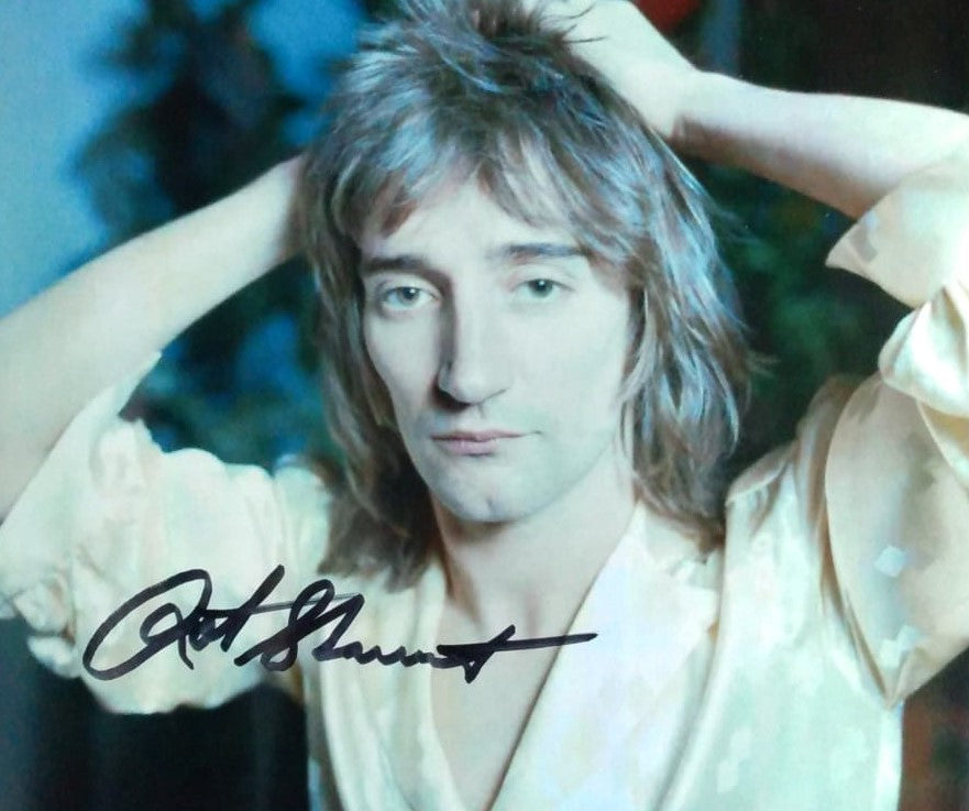 ROD STEWART signed autographed photo COA Hologram Beckett Autographs