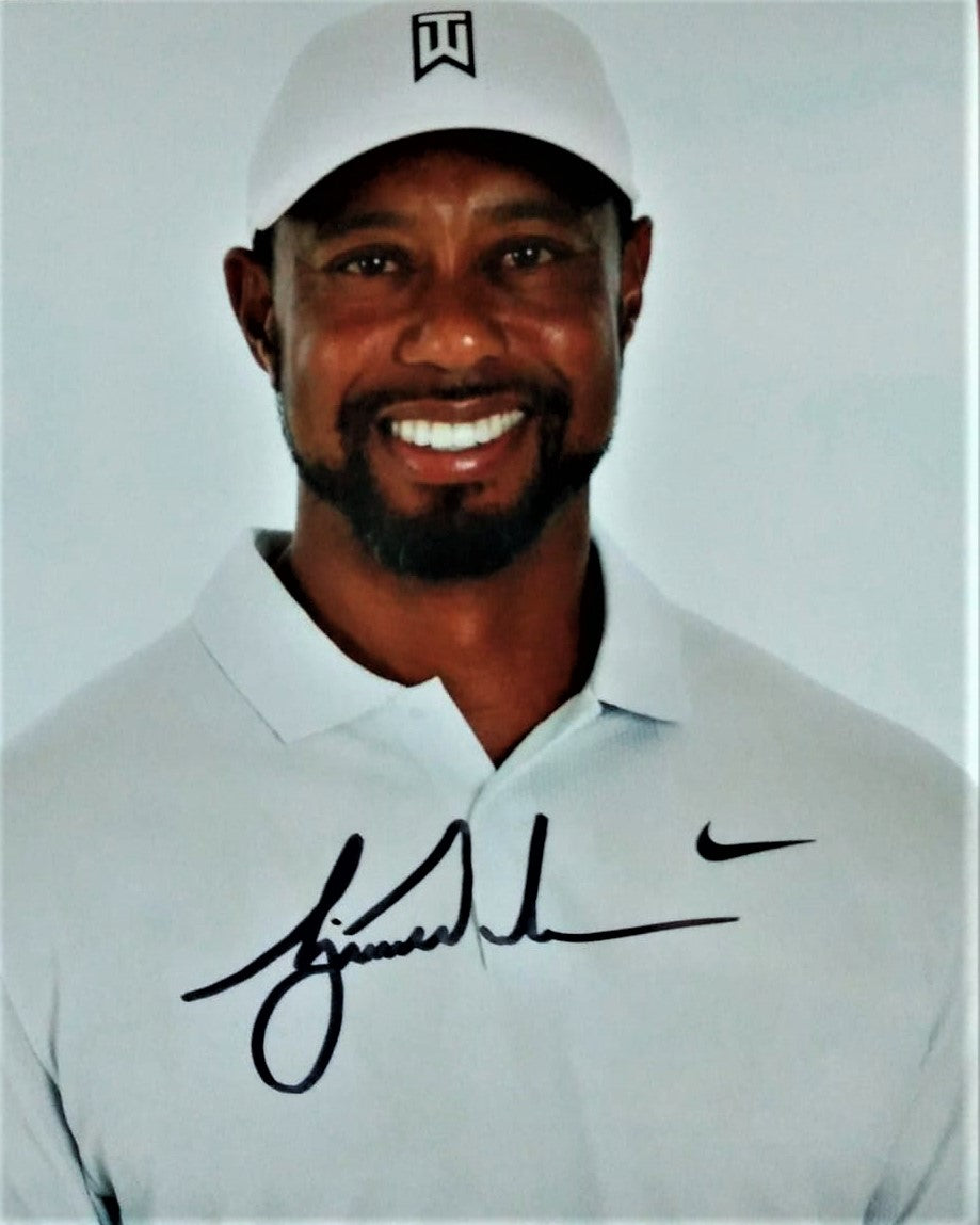 TIGER WOODS signed autographed photo COA Hologram Beckett Autographs