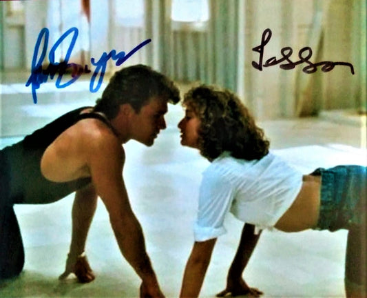 PATRICK SWAYZE DIRTY DANCING CAST signed autographed photo COA Hologram Beckett Autographs