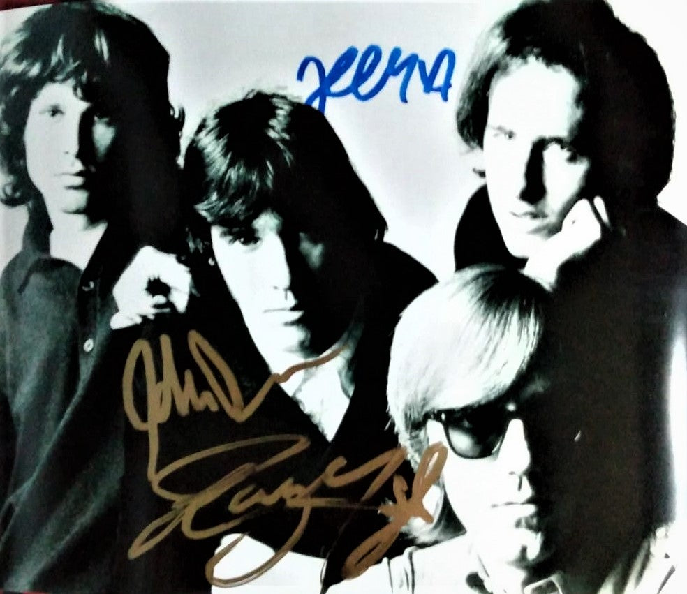 THE DOORS autographed Signed photo COA Hologram Beckett Autographs