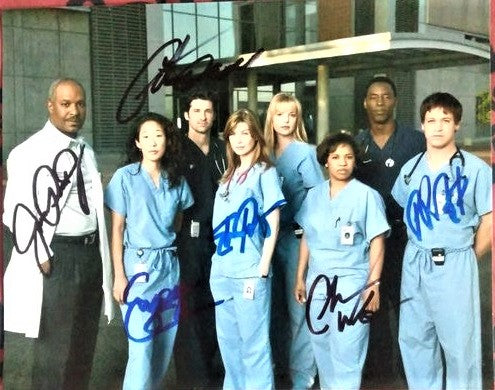 GREY'S ANATOMY signed autographed photo COA Hologram Beckett Autographs