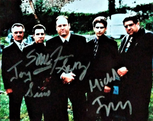 THE SOPRANOS CAST signed autographed photo COA Hologram Beckett Autographs