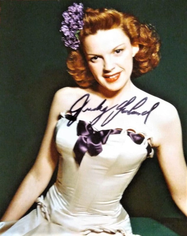 JUDY GARLAND signed autographed photo COA Hologram Beckett Autographs