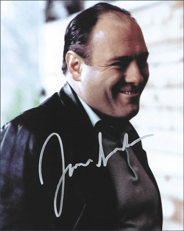 JAMES GANDOLFINI signed autographed photo COA Hologram Beckett Autographs