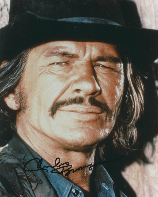 CHARLES BRONSON signed autographed photo COA Hologram Beckett Autographs