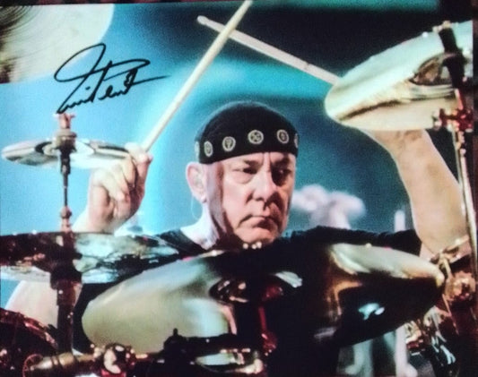 NEIL PEART signed autographed photo COA Hologram Beckett Autographs