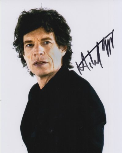 MICK JAGGER signed autographed photo COA Hologram Boston memorabilia
