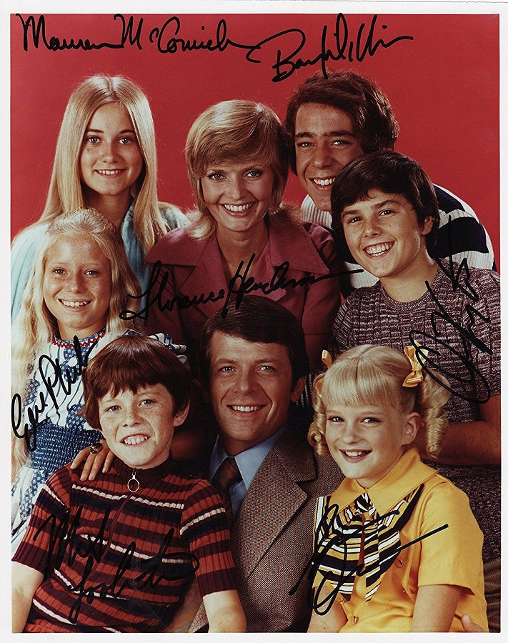 THE BRADY BUNCH signed autographed photo COA Hologram Beckett Autographs