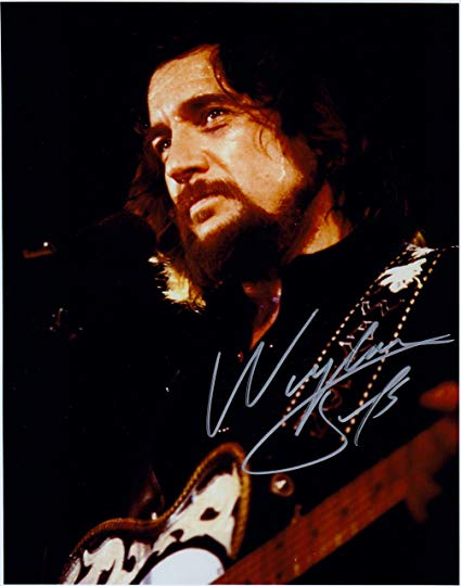 WAYLON JENNINGS signed autographed photo COA Hologram Beckett Autographs