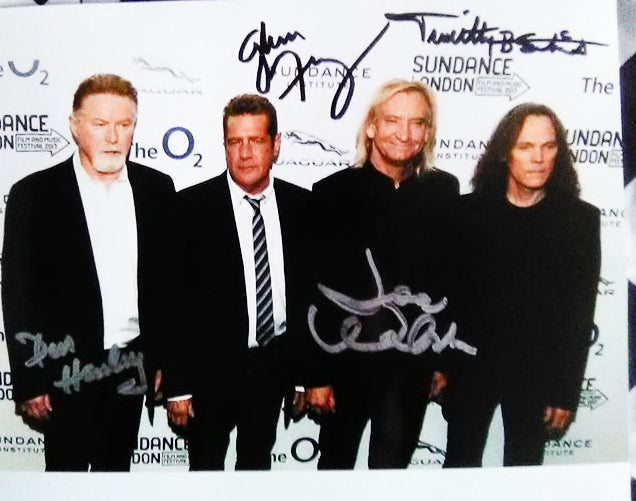 THE EAGLES BAND signed autographed photo COA Hologram awards show