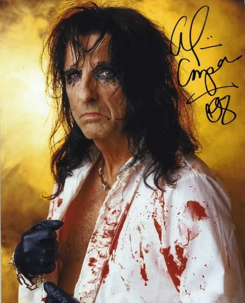 ALICE COOPER signed autographed photo COA Hologram sunlight background