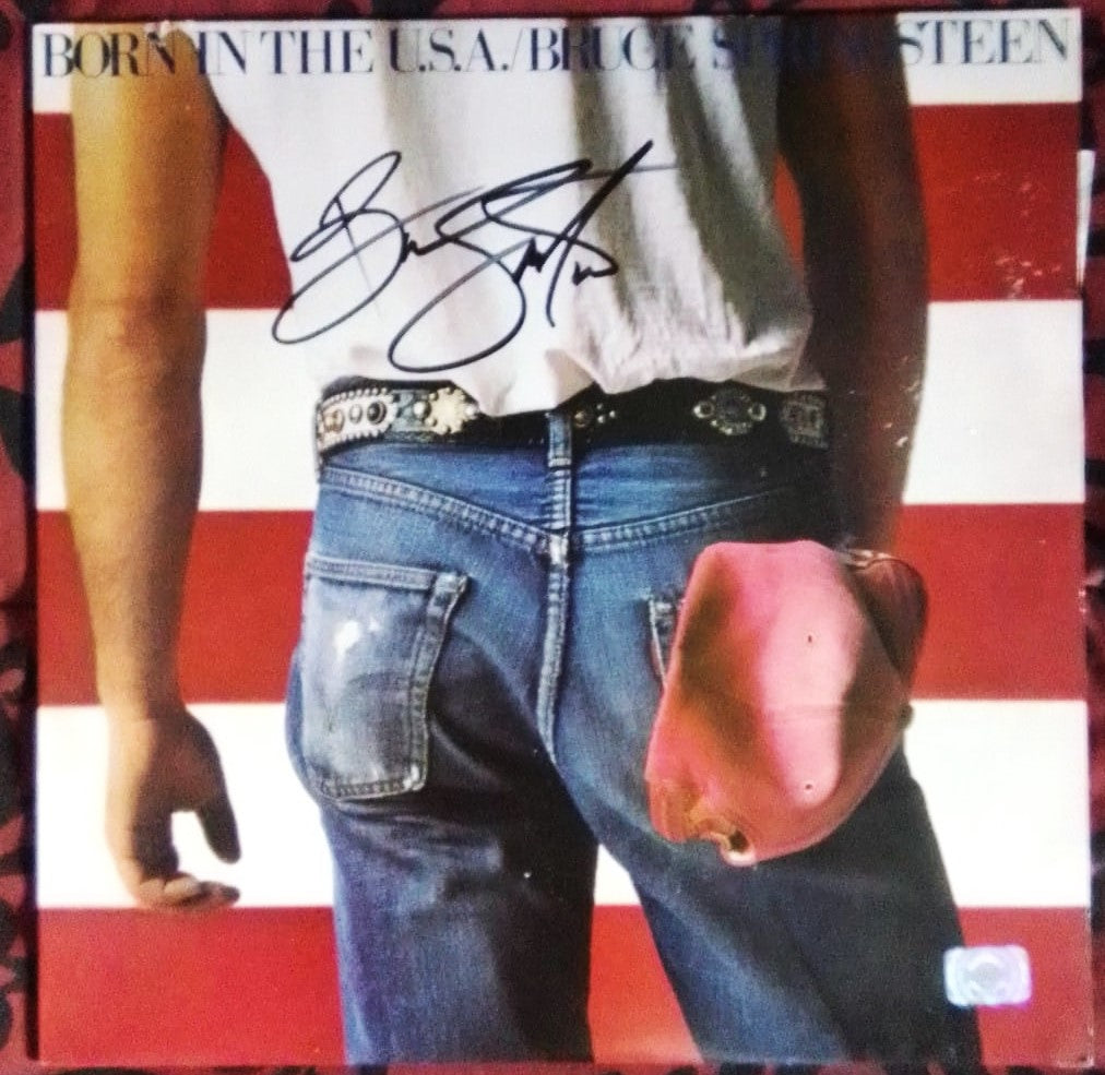 BRUCE SPRINGSTEEN signed autographed Album Born in the USA COA Hologram 