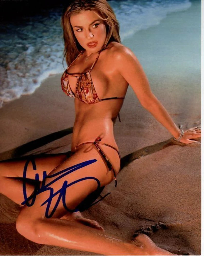 CARMEN ELECTRA signed autographed photo COA Hologram Beckett Autographs