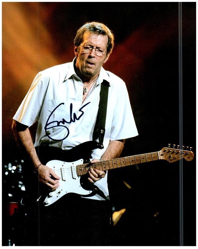 ERIC CLAPTON signed autographed photo COA Hologram Beckett Autographs