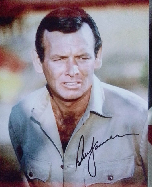 DAVID JANSSEN signed autographed photo COA Hologram Beckett Autographs