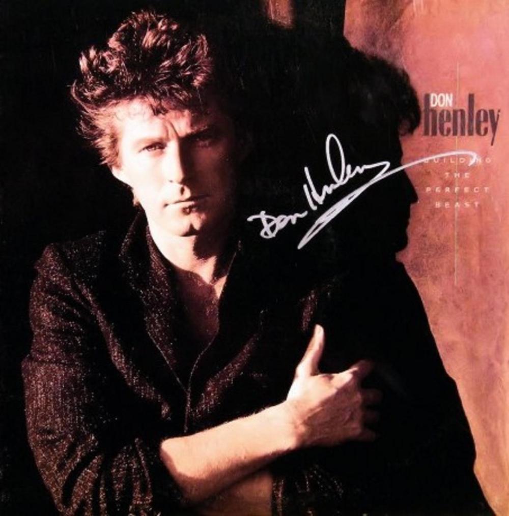 DON HENLEY Signed autographed Photo COA Hologram silver marker Boston memorabilia