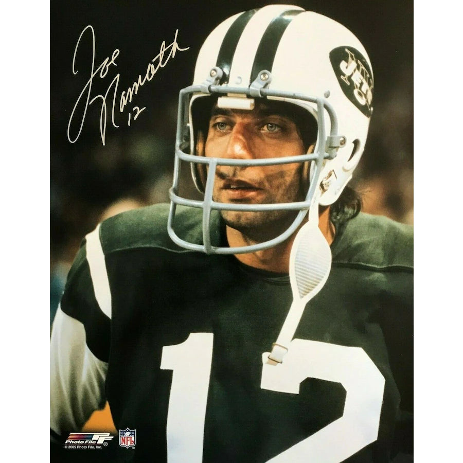 JOE NAMATH signed autographed photo COA Hologram Beckett Autographs