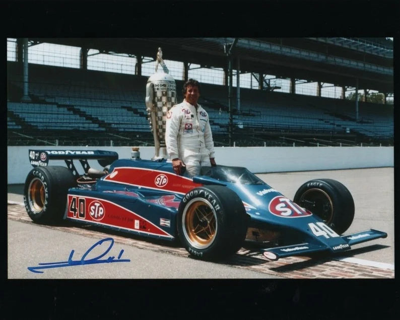 MARIO ANDRETTI signed autographed photo COA Hologram Beckett Autographs