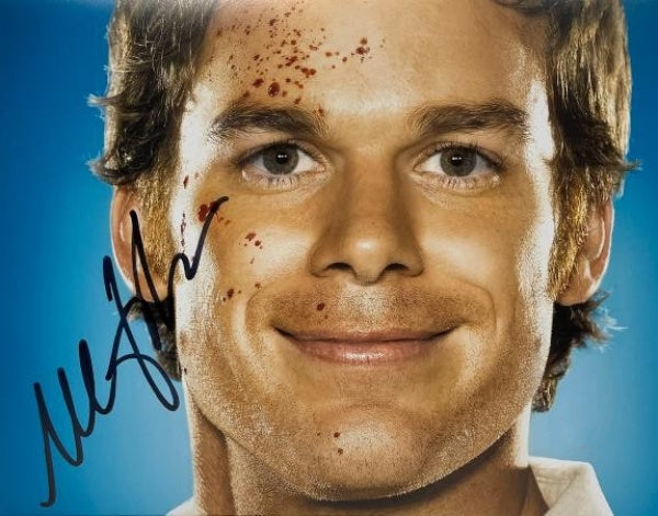 MICHAEL C HALL signed autographed photo COA Hologram Beckett Autographs