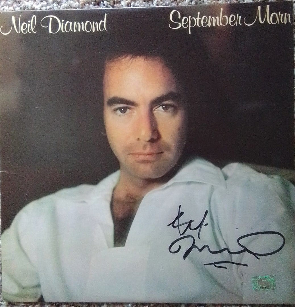 NEIL DIAMOND signed autographed Album COA Hologram September mourn