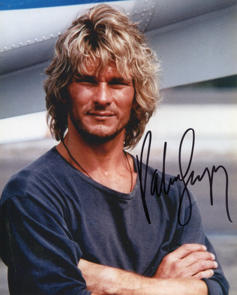 PATRICK SWAYZE signed autographed photo COA Hologram Beckett Autographs