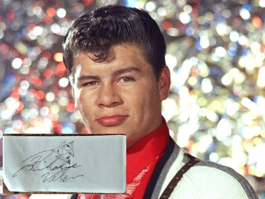 RITCHIE VALENS signed autographed photo COA Hologram Beckett Autographs